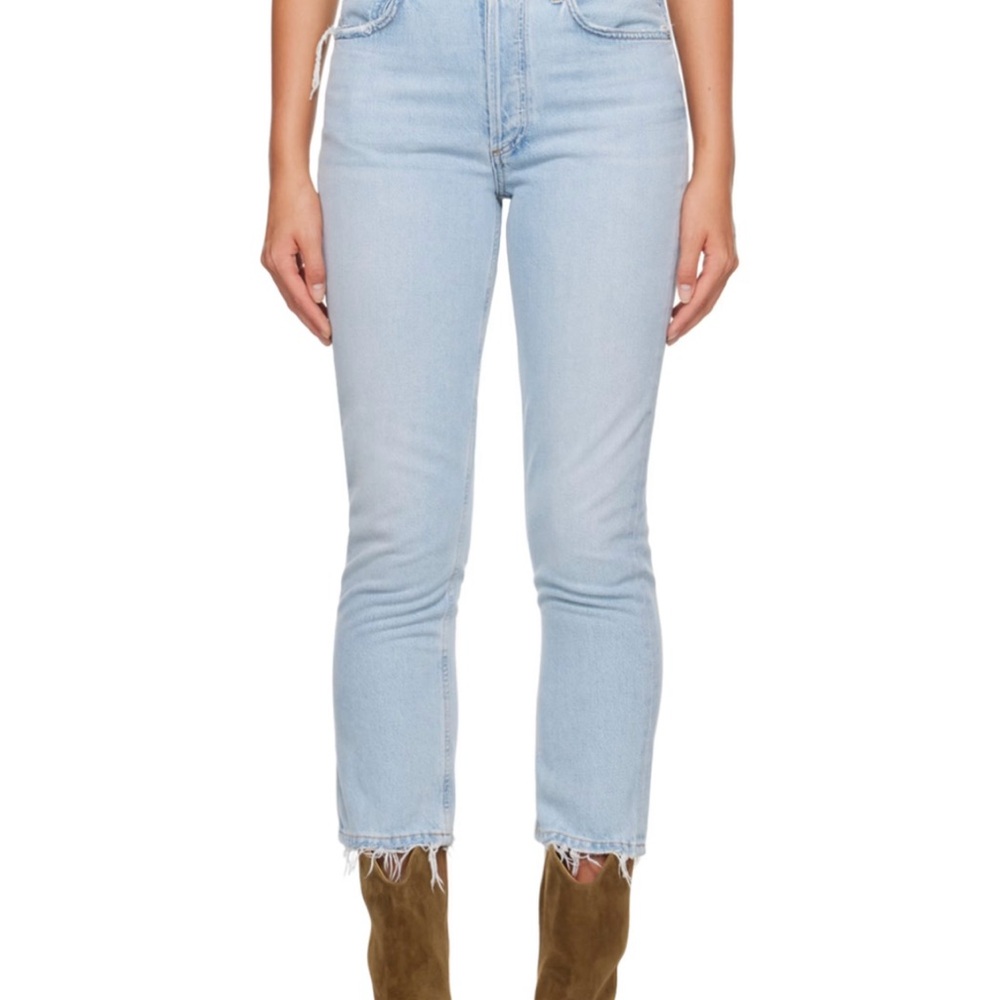 New Agolde Blue Riley Jeans